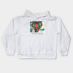 With the Setting Sun by Paul Klee Kids Hoodie